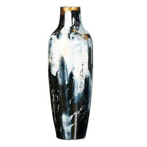 Stevens Vase QR-19073.BLKWHT.0 by CuratedKravet