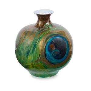 Swirls Vase QR-19074.GREENMULTI.0 by CuratedKravet
