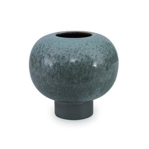 Gandra Vase QR-19123.GRAYGRN.0 by CuratedKravet