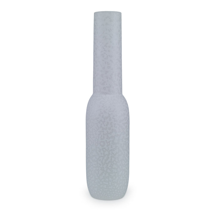 Queluz Vase, Large QR-19151.WHITE.0 by CuratedKravet CuratedKravet A large earthenware tube vase featuring a lunar reactive white glaze. Due to the nature of the glaze, each vase is to be considered unique. Portugal DUST LIGHTLY. </p><p>Dimensions: Length 4.75, Height 20, Width 4.75 Ceramic - 100% - Fabric Carolina -