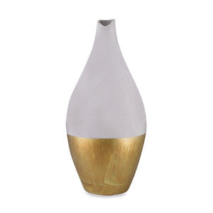 Wigmore Vase QR-19159.GRAYGLDLF.0 by CuratedKravet