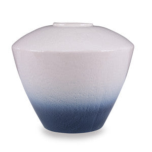 Moshier Vase QR-19165.IVRYINDIGO.0 by CuratedKravet