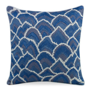 Chaffey Pillow QR-19245.BLUGRAY.0 by CuratedKravet