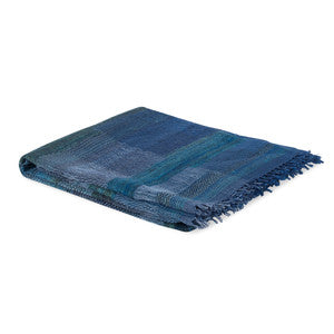 Le Grande Linen/Silk Throw QR-19296.BLUE.0 by CuratedKravet
