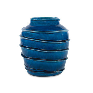 Kasey Vase QR-19338.DRKBLUE.0 by CuratedKravet