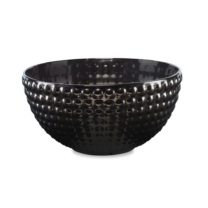 Vintro Bowl QR-19372.GOLD.0 by CuratedKravet CuratedKravet A decorative earthenware bowl with a reactive gold glaze. Each bowl is handmade and unique. This vase is not watertight. Portugal DUST LIGHTLY. </p><p>Dimensions: Length 11.25, Height 5.5, Width 11.25 Ceramic - 100% - Fabric Carolina -