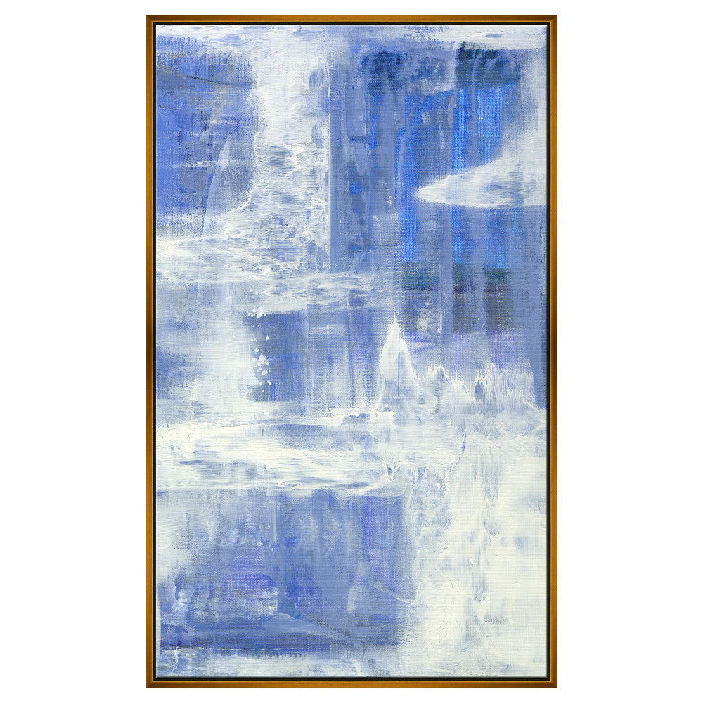 Take A Breath QR-19544.BLUES.0 by CuratedKravet CuratedKravet "Take A Breath" is an abstract composition of soft brush strokes in diffused neutral shades blue, white and cream. The hand embellished Giclee canvas is set in a black and gold leaf shadowbox frame. Made to order in the USA. United States SOFT DRY CLOTH </p><p>Dimensions: Length 30, Height 50, Width 2 Canvas - 75%, Wood - 25% - Fabric Carolina -