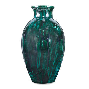 Stanford Vase QR-20211.PEACOCK.0 by CuratedKravet