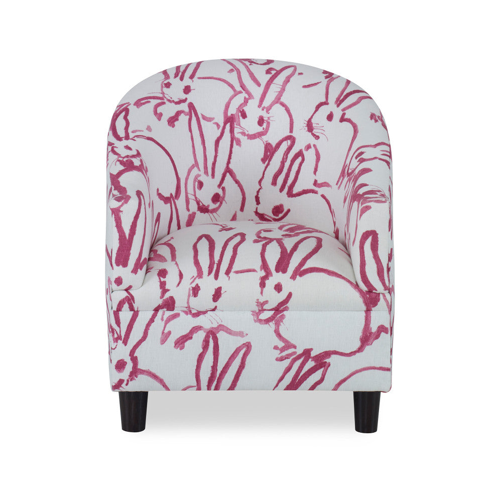 Cassia Kids Chair QR-20263.PINK.0 by CuratedKravet CuratedKravet Part of the CuratedKravet children's furniture collection, this barrel chair is upholstered in Lee Jofa's GWF-3523.7. Detailed with espresso wood legs. Suggested weight limit is 50 lbs. United States </p><p>Dimensions: Length 18, Height 22, Width 19 - Fabric Carolina -