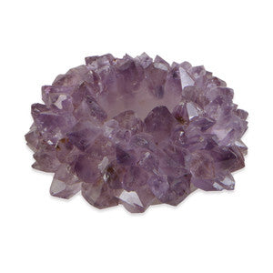 Zia Amethyst Votive, Small QR-20326.PURPLE.0 by CuratedKravet