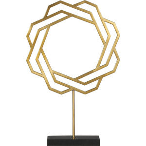 Kaiser Sculpture QR-20445.GOLDBLK.0 by CuratedKravet