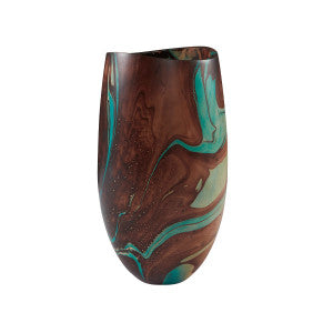 Asher Vase QR-20738.NTRLTURQ.0 by CuratedKravet