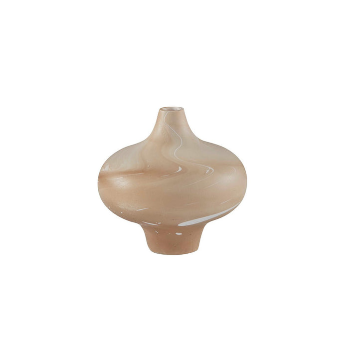Jenny Vase QR-20745.LTNTRL.0 by CuratedKravet CuratedKravet A mango wood vase with a latte-like swirled finish. Due to the natural material, variation is to be expected. Thailand DUST LIGHTLY WITH A SOFT, DRY CLOTH. </p><p>Dimensions: Length 9, Height 8.25, Width 9 Wood - 100% - Fabric Carolina -