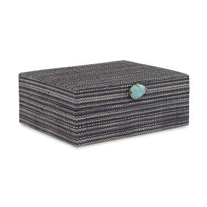 Chatham Box, Large QR-20792.BLKBLU.0 by CuratedKravet