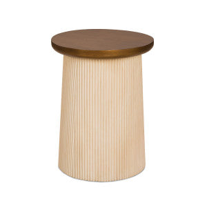 Cayuga Side Table QR-20844.WHTWSHGLD.0 by CuratedKravet