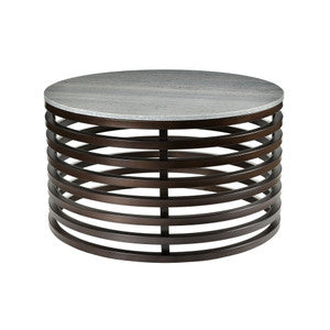 Baldwin Coffee Table QR-20926.NATGRAY.0 by CuratedKravet
