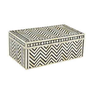 Larkin Bone Box QR-20952.NTRLBLK.0 by CuratedKravet