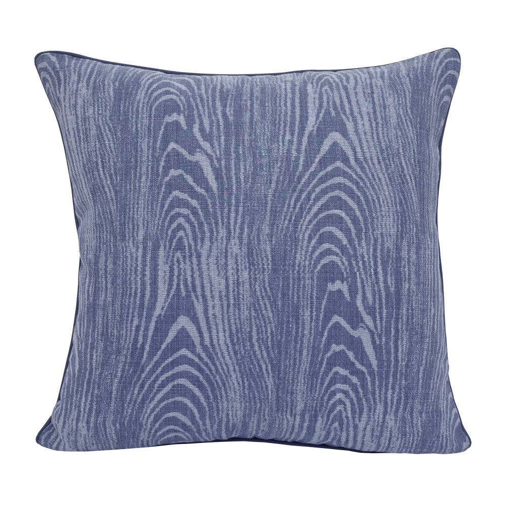 Hallerbos Pillow QR-21004.INDIGO.0 by CuratedKravet CuratedKravet Measures 22"H X 22"L. Decorative accent pillow in Kravet Couture Hallerbos.5 on the face and Kravet 31502.50 on the reverse and small welt to the edge. Features an invisible zipper. Made in the USA. Includes a 95/5 feather/down insert. United States DRY CLEAN ONLY. </p><p>Dimensions: Length 22, Height 22, Width - Fabric Carolina -