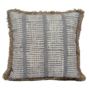 New Lines Pillow QR-21005.SLATE.0 by CuratedKravet