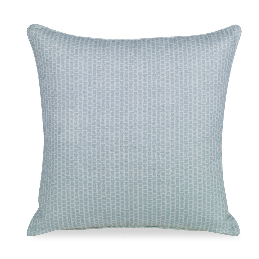 Kaya Ii Pillow QR-21071.MIST.0 by CuratedKravet CuratedKravet Measures 22"H X 22"L. Decorative accent pillow in Lee Jofa 2017224.123 on the face, reverse and small welt to the edge. Features an invisible zipper. Made in the USA. Includes a 95/5 feather/down insert. United States DRY CLEAN ONLY. </p><p>Dimensions: Length 22, Height 22, Width Cotton - 52%, Linen - 48% - Fabric Carolina -