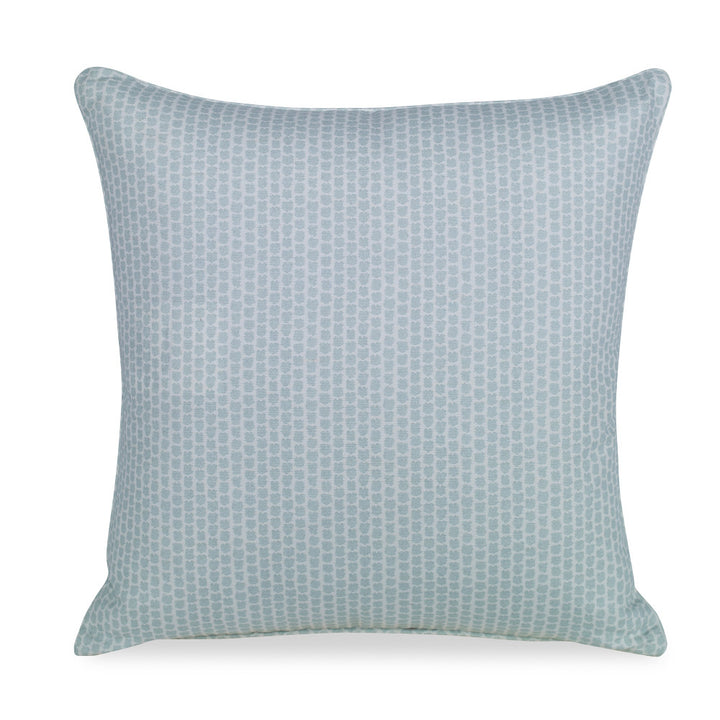 Kaya Ii Pillow QR-21071.MIST.0 by CuratedKravet CuratedKravet Measures 22"H X 22"L. Decorative accent pillow in Lee Jofa 2017224.123 on the face, reverse and small welt to the edge. Features an invisible zipper. Made in the USA. Includes a 95/5 feather/down insert. United States DRY CLEAN ONLY. </p><p>Dimensions: Length 22, Height 22, Width Cotton - 52%, Linen - 48% - Fabric Carolina -
