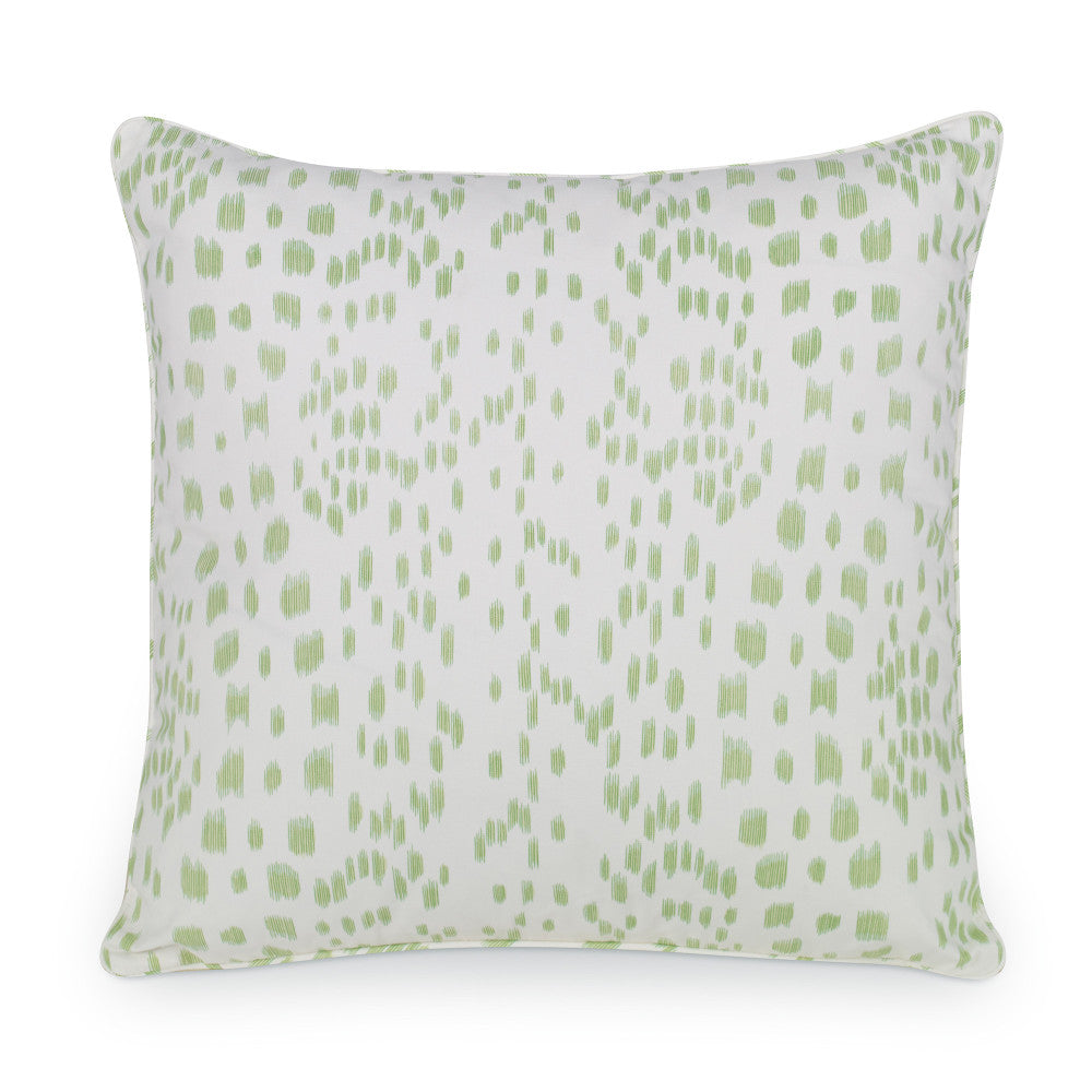 Les Touches Pillow QR-21441.PERIDOT.0 by CuratedKravet CuratedKravet Measures 20"H X 20"L. A decorative accent pillow in Brunschwig & Fils 8012138.303. Made of 100% cotton. Sewn and finished in the USA. Features a self-welt and invisible zipper. Includes a 95/5 feather/down insert. United States DRY CLEAN ONLY. </p><p>Dimensions: Length 20, Height 20, Width Cotton - 100% - Fabric Carolina -