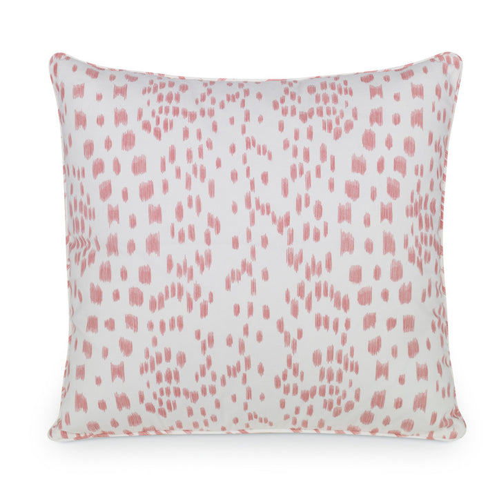Les Touches Pillow QR-21441.PETAL.0 by CuratedKravet CuratedKravet Measures 20"H X 20"L. A decorative accent pillow in Brunschwig & Fils 8012138.17. Made of 100% cotton. Sewn and finished in the USA. Features a self-welt and invisible zipper. Includes a 95/5 feather/down insert. United States DRY CLEAN ONLY. </p><p>Dimensions: Length 20, Height 20, Width Cotton - 100% - Fabric Carolina -
