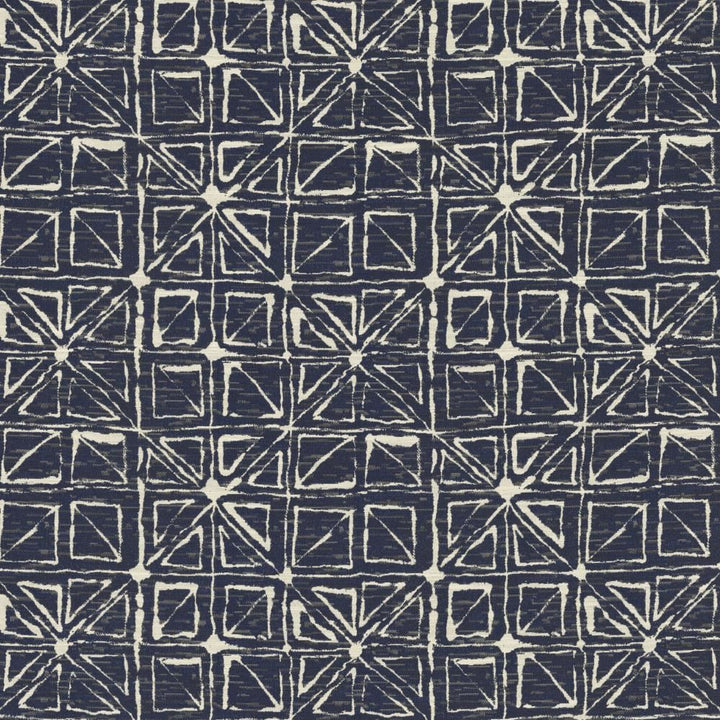 Quadrangle Navy by Kasmir Fabric 5136 100% Polyester
 CHINA </p><p>Repeat: Horizontal: 14 4/8 inches and Vertical: 14 2/8 inches 56 - Fabric Carolina -