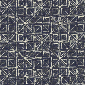 Quadrangle Navy by Kasmir Fabric