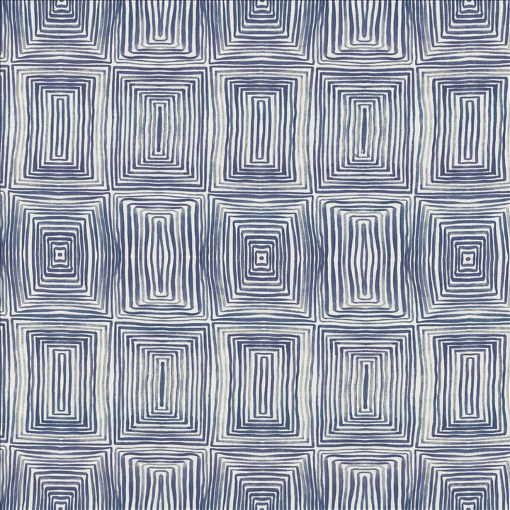 Quadri Blue by Kasmir Fabric 1454 100% Linen
 POLAND </p><p>Repeat: Horizontal: 13 4/8 inches and Vertical: 17 6/8 inches 54 - Fabric Carolina -