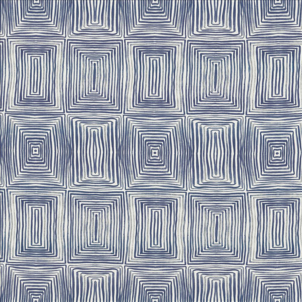 Quadri Blue by Kasmir Fabric 1454 100% Linen
 POLAND </p><p>Repeat: Horizontal: 13 4/8 inches and Vertical: 17 6/8 inches 54 - Fabric Carolina -