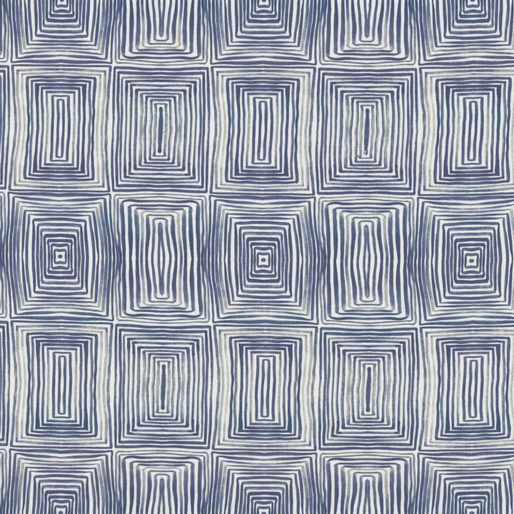 Quadri Blue by Kasmir Fabric 1454 100% Linen
 POLAND </p><p>Repeat: Horizontal: 13 4/8 inches and Vertical: 17 6/8 inches 54 - Fabric Carolina -