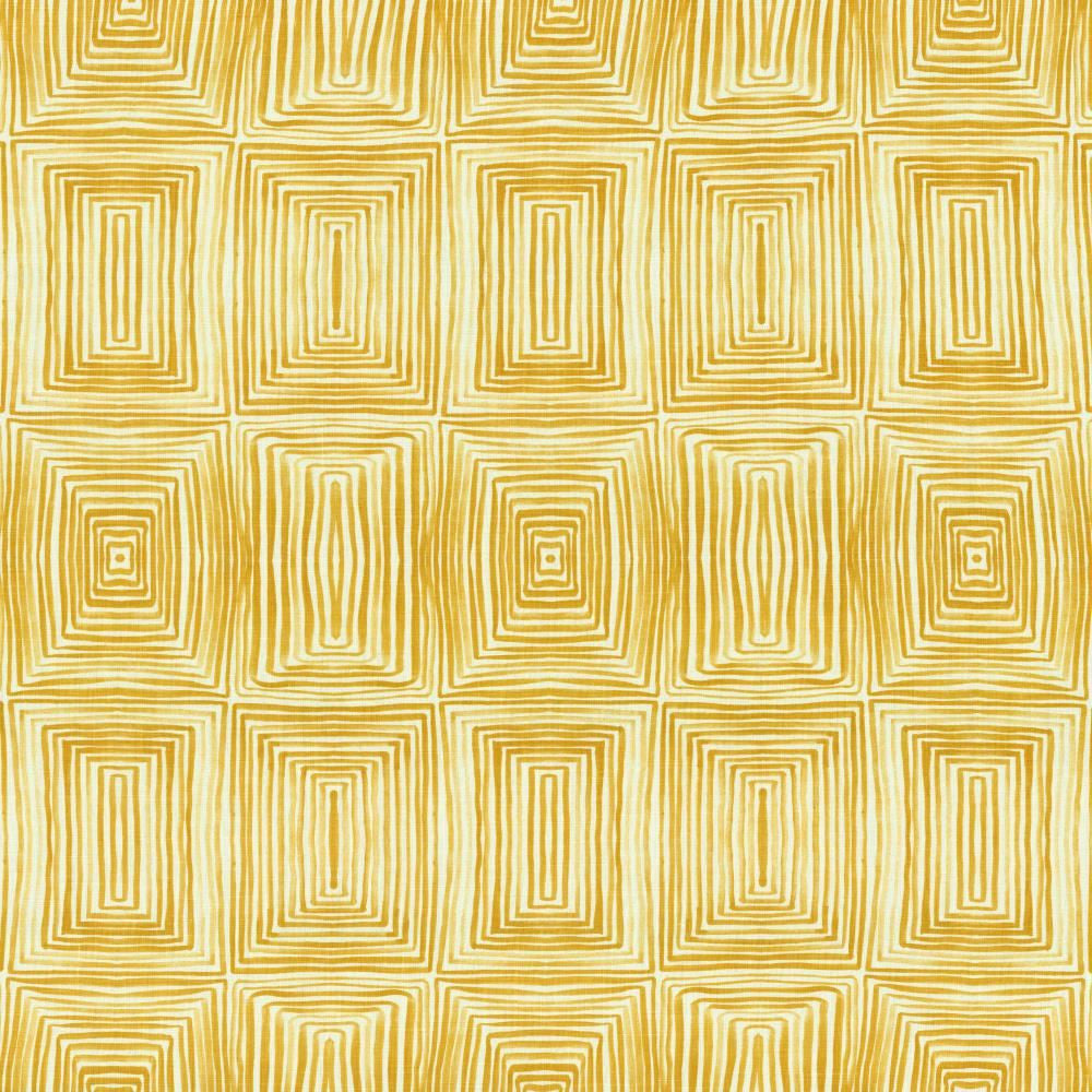 Quadri Mustard by Kasmir Fabric 5155 100% Linen
 POLAND </p><p>Repeat: Horizontal: 13 4/8 inches and Vertical: 17 6/8 inches 54 - Fabric Carolina -