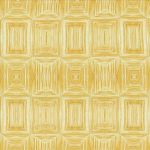 Quadri Mustard by Kasmir Fabric