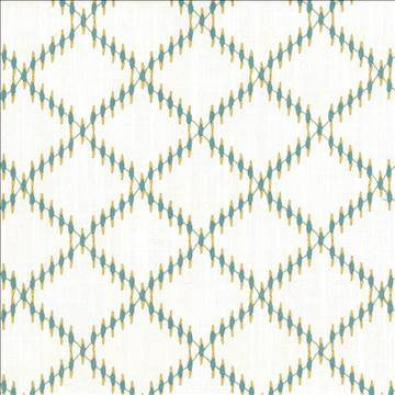 Quail Ridge Seaglass by Kasmir Fabric 1442 58% Cotton 35% Polyester 7% Rayon Embroidery Contents 100% Viscose INDIA Not Tested H: 3 6/8 inches, V: 3 inches 51 - 56 - Fabric Carolina - Kasmir