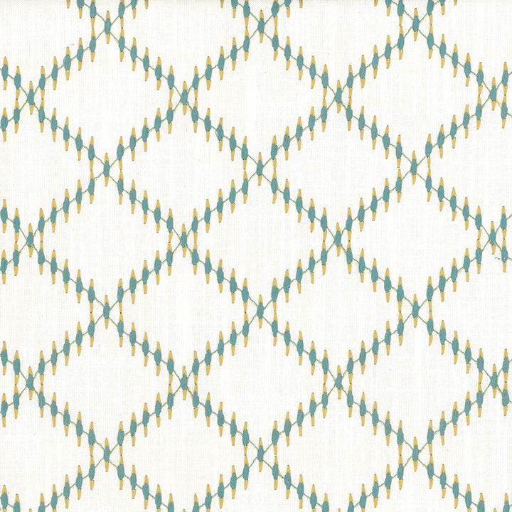 Quail Ridge Seaglass by Kasmir Fabric 1442 58% Cotton
35% Polyester
7% Rayon
Embroidery
100% Viscose
 INDIA </p><p>Repeat: Horizontal: 3 6/8 inches and Vertical: 3 inches 51 - 56 - Fabric Carolina -