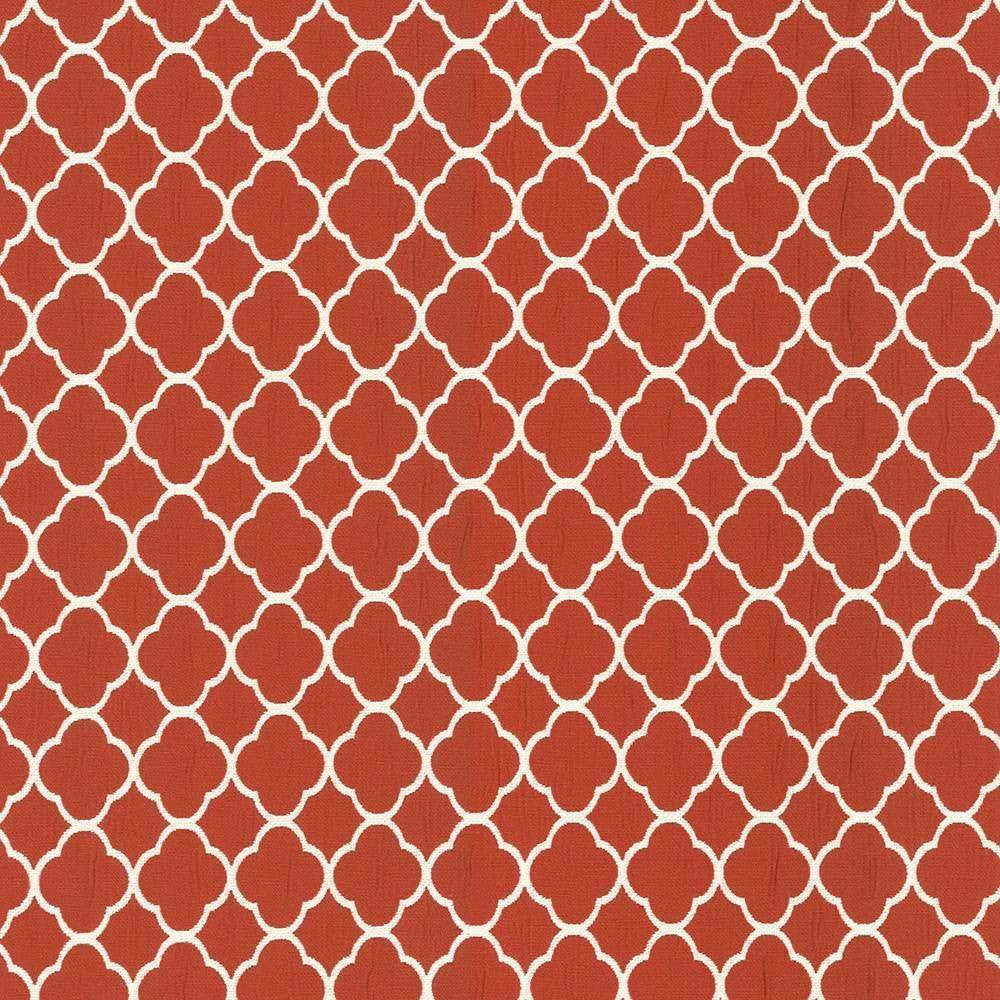 Quatrefoil Maze Ladybug by Kasmir Fabric 5087 CHINA 6,500 Wyzenbeek Double Rubs H: 1 6/8 inches, V:1 6/8 inches 54 - Fabric Carolina - Kasmir