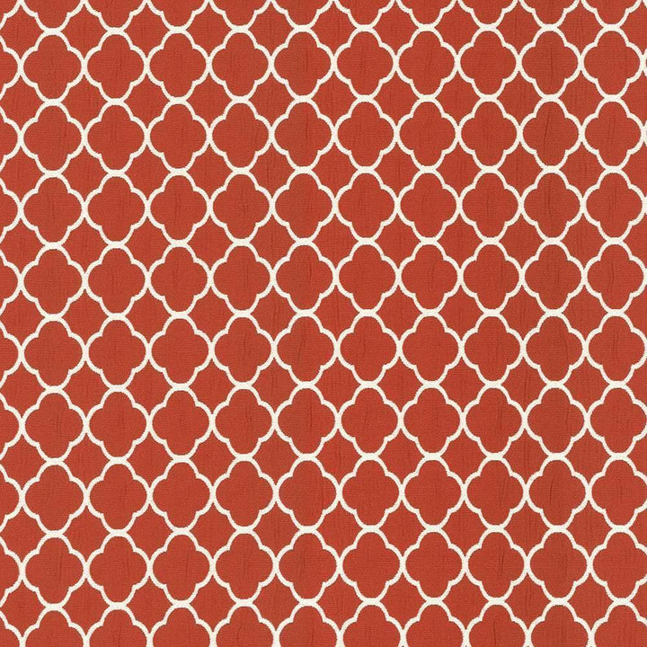 Quatrefoil Maze Ladybug by Kasmir Fabric 5087 CHINA 6,500 Wyzenbeek Double Rubs H: 1 6/8 inches, V:1 6/8 inches 54 - Fabric Carolina - Kasmir