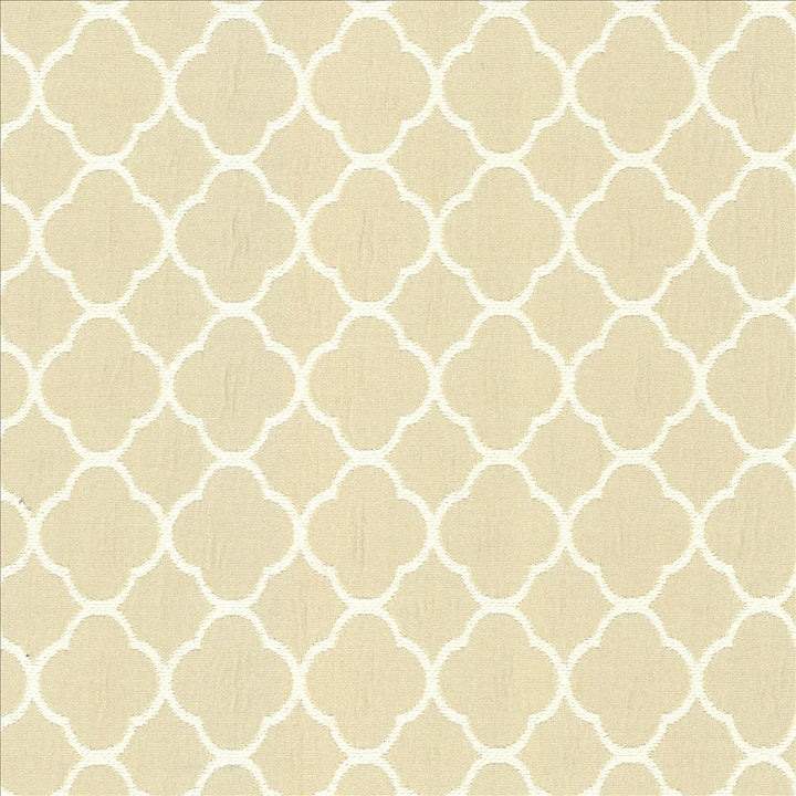 Quatrefoil Maze Parchment by Kasmir Fabric 5083 70% Cotton
30% Polyester
 CHINA 6,500 Wyzenbeek Double Rubs </p><p>Repeat: Horizontal: 1 6/8 inches and Vertical: 1 6/8 inches 54 - Fabric Carolina -