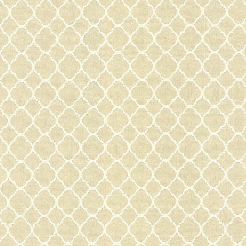 Quatrefoil Maze Parchment by Kasmir Fabric 5083 70% Cotton
30% Polyester
 CHINA </p><p>Repeat: Horizontal: 1 6/8 inches and Vertical: 1 6/8 inches 54 - Fabric Carolina -
