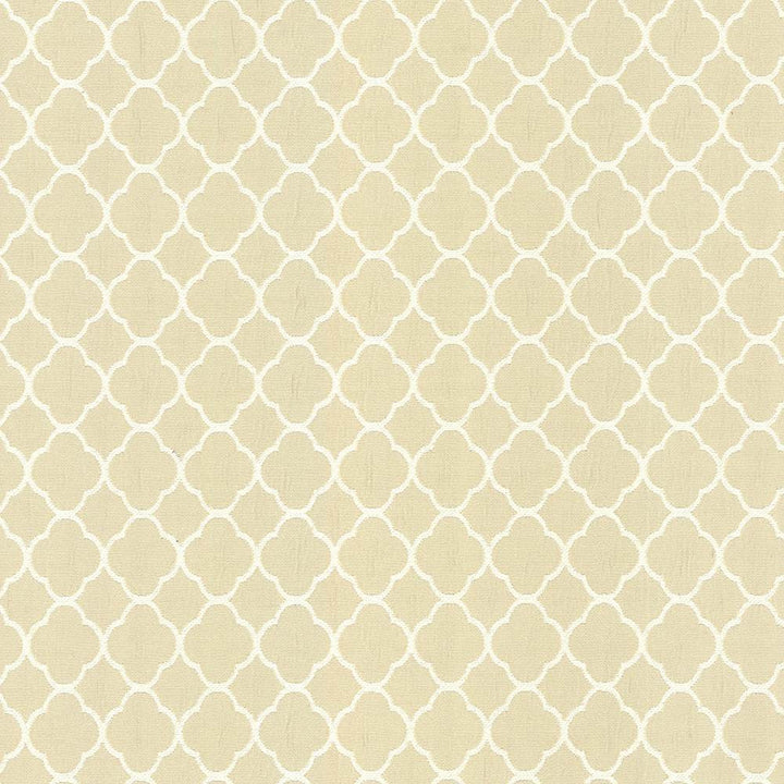 Quatrefoil Maze Parchment by Kasmir Fabric 5083 70% Cotton
30% Polyester
 CHINA </p><p>Repeat: Horizontal: 1 6/8 inches and Vertical: 1 6/8 inches 54 - Fabric Carolina -