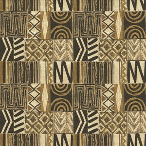 Quick Wit Golden by Kasmir Fabric