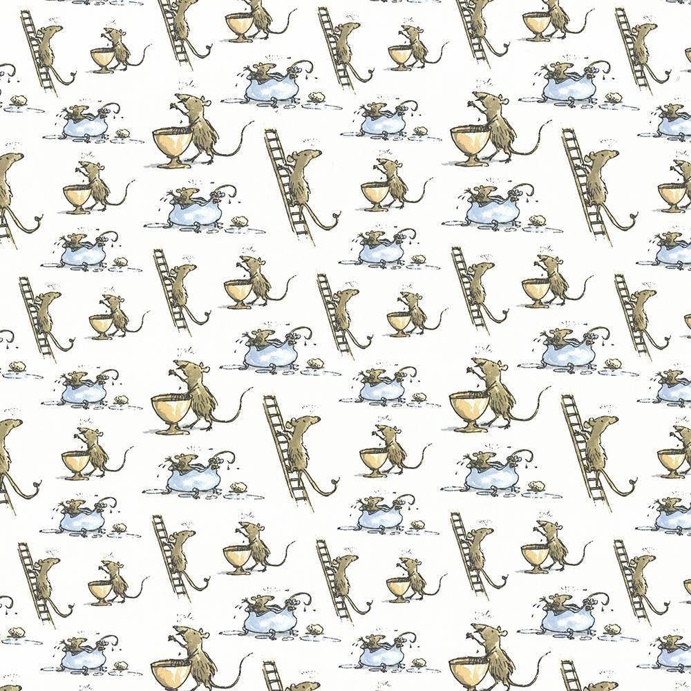 Quicksy Mice Bewitched by Kasmir Fabric 1445 TURKEY Not Tested H: 13 4/8 inches, V:12 5/8 inches 55 - Fabric Carolina - Kasmir