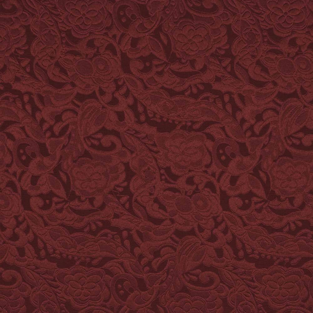 Quilted Garden Wine by Kasmir Fabric 1389 CHINA 15,000 Wyzenbeek Double Rubs H: 14 inches, V:19 inches 54 - 55 - Fabric Carolina - Kasmir