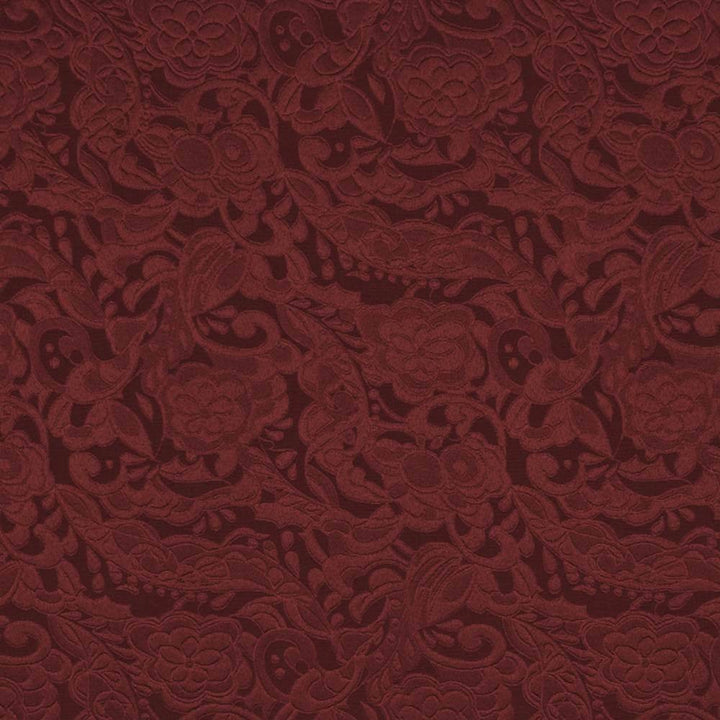 Quilted Garden Wine by Kasmir Fabric 1389 CHINA 15,000 Wyzenbeek Double Rubs H: 14 inches, V:19 inches 54 - 55 - Fabric Carolina - Kasmir