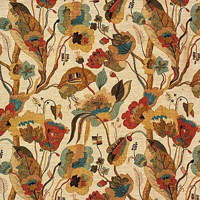 California Aqua/Stone by G P & J Baker Fabric