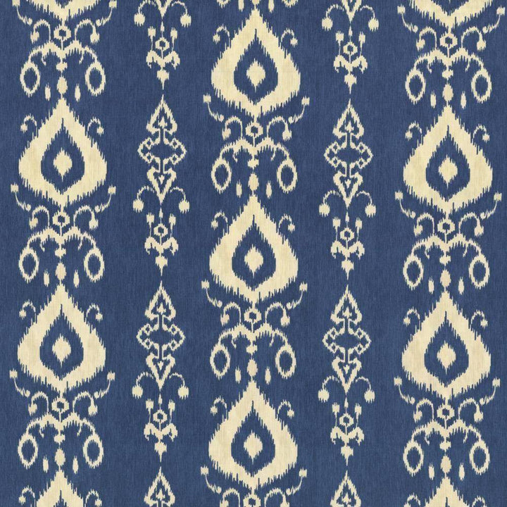 Raga Ikat Bay by Kasmir Fabric 5065 TURKMENISTAN 15,000 Wyzenbeek Double Rubs H: 27 inches, V:13 4/8 inches 54 - 55 - Fabric Carolina - Kasmir