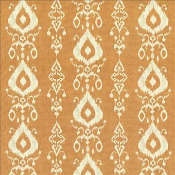 Raga Ikat Copper by Kasmir Fabric 5063 100% Cotton TURKMENISTAN 15,000 Wyzenbeek Double Rubs H: 27 inches, V: 13 4/8 inches 54 - 55 - Fabric Carolina - Kasmir