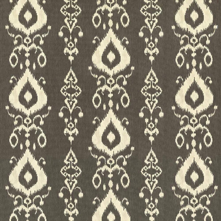 Raga Ikat Ink by Kasmir Fabric 5062 TURKMENISTAN 15,000 Wyzenbeek Double Rubs H: 27 inches, V:13 4/8 inches 54 - 55 - Fabric Carolina - Kasmir