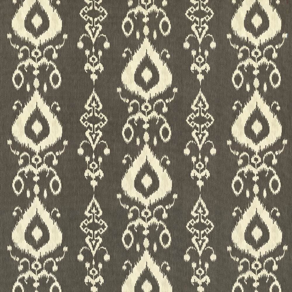 Raga Ikat Ink by Kasmir Fabric 5062 100% Cotton
 TURKMENISTAN 15,000 Wyzenbeek Double Rubs Horizontal: 27 inches and Vertical: 13 4/8 inches 54 - Fabric Carolina -